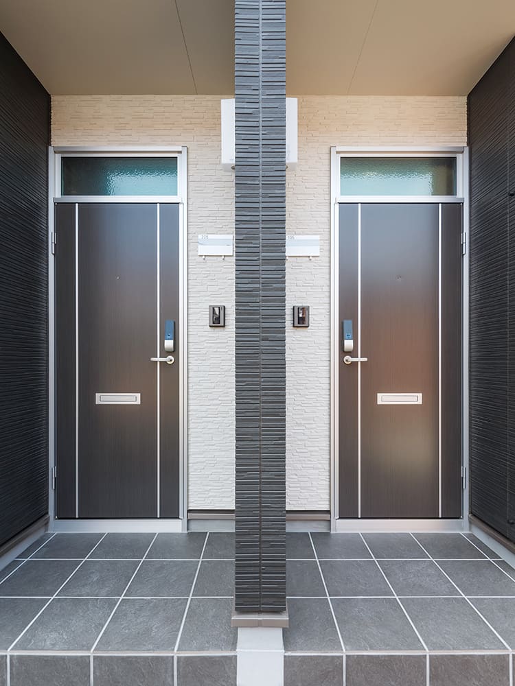 王子建設　法人施設施工事例　入口