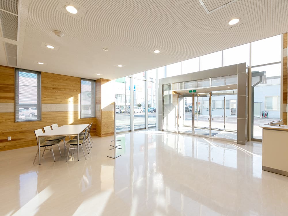 王子建設　法人施設施工事例　エントランス2