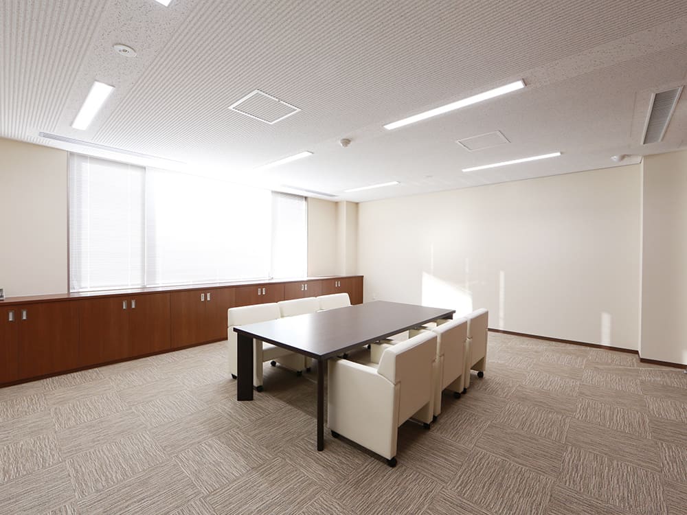 王子建設施工事例　応接室