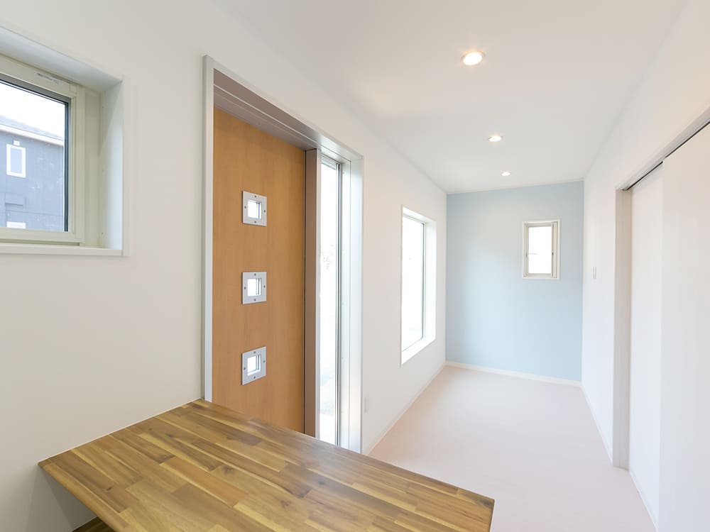 王子建設　法人施設施工事例　受付待合室1　