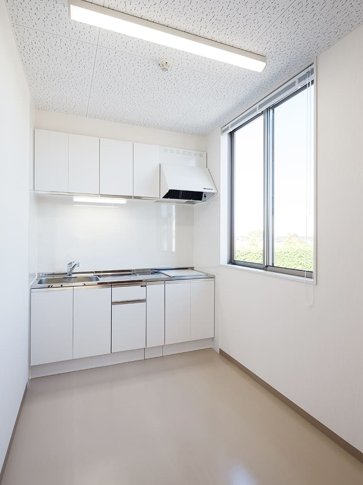 王子建設　法人施設施工事例　給湯室