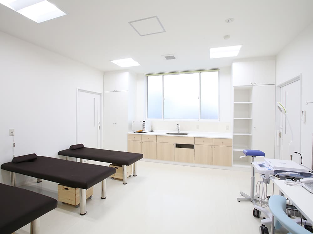 王子建設　法人施設施工事例　処置室