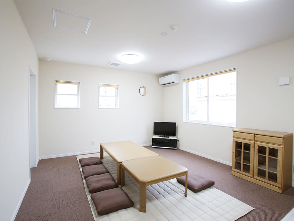 王子建設　法人施設施工事例　休憩室